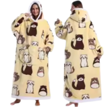 Cozy Fleece Blanket Hoodie
