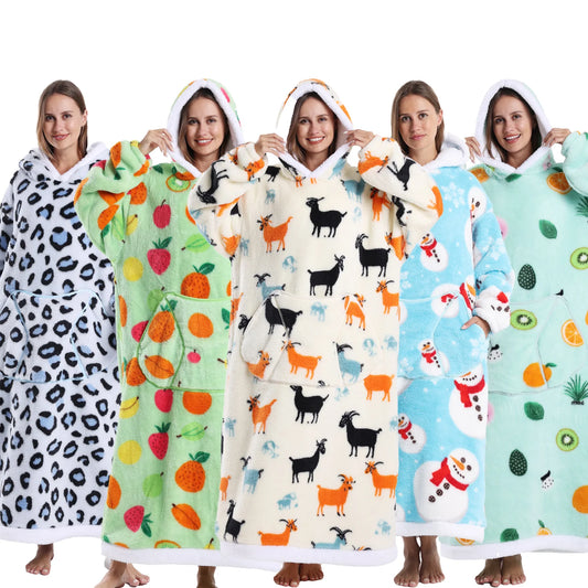 Cozy Fleece Blanket Hoodie