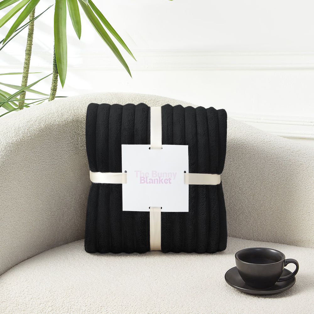 CloudBuddy Plush Bunny Blanket Throw