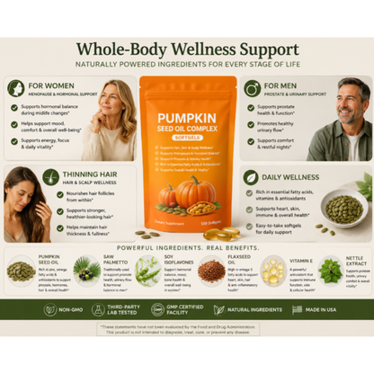 Pumpkin Seed Oil Complex Softgels