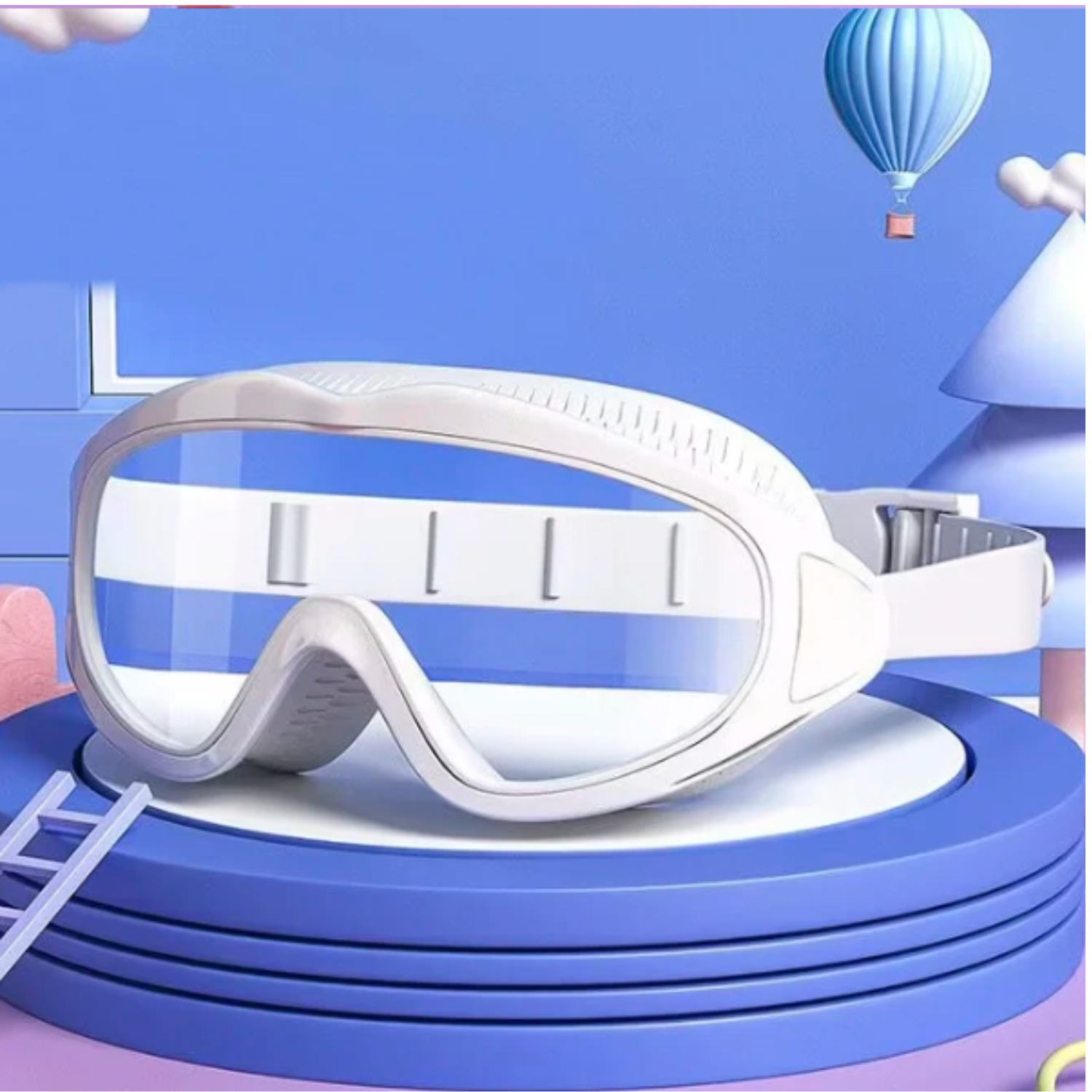 Happy parents and kids with AquaPeek goggles