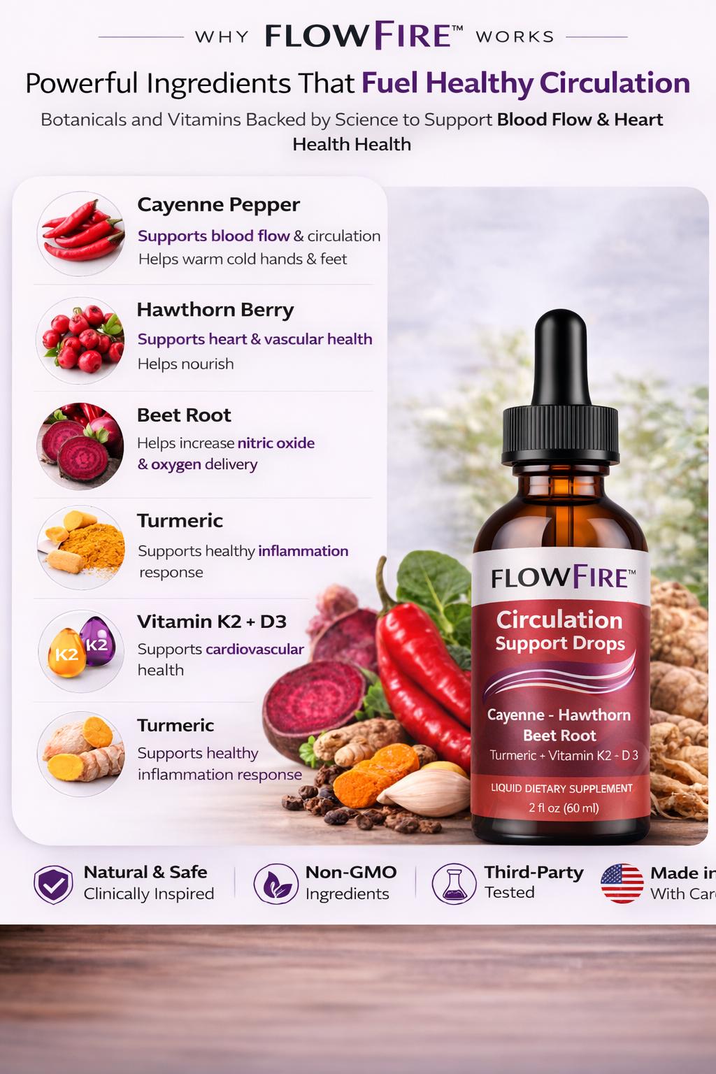 FlowFire™ Cayenne Circulation Drops