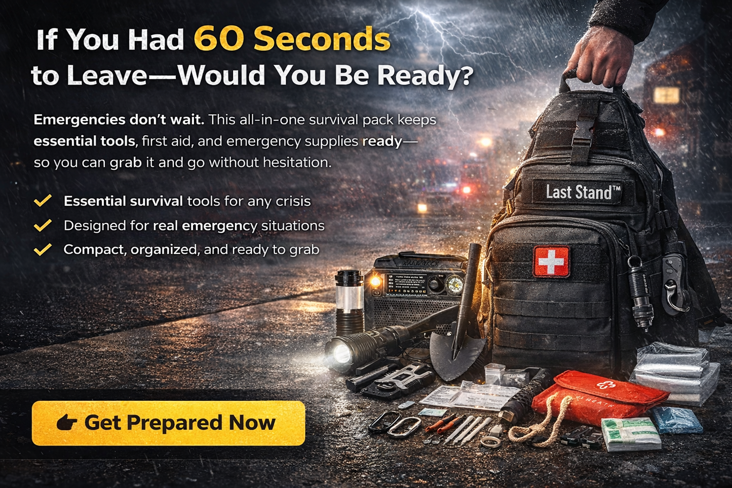 Last Stand™ 72-Hour Survival Pack