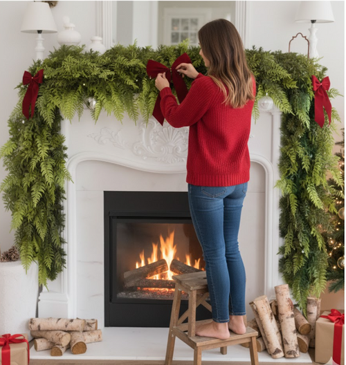 Lifelike Cedar Garlands