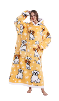 Cozy Fleece Blanket Hoodie