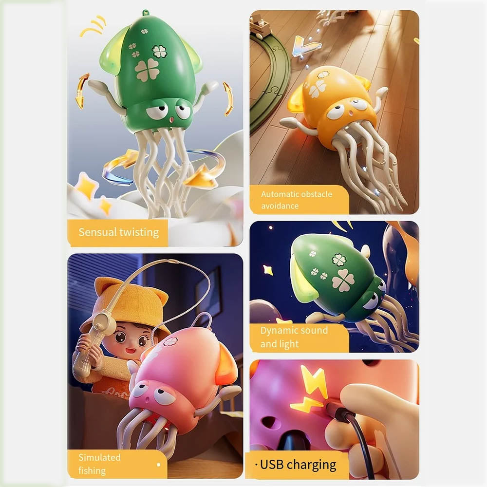 Joyful Dancing Octopus