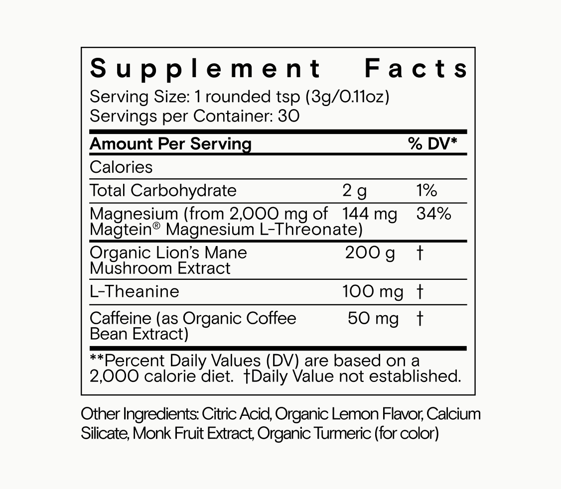 Peak Focus Matcha Magnesium Blend