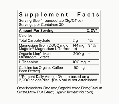Peak Focus Matcha Magnesium Blend