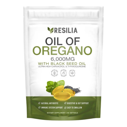 Resilia Oregano & Black Seed Softgels