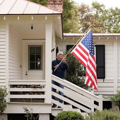 Patriot Porch Flag and Pole Set