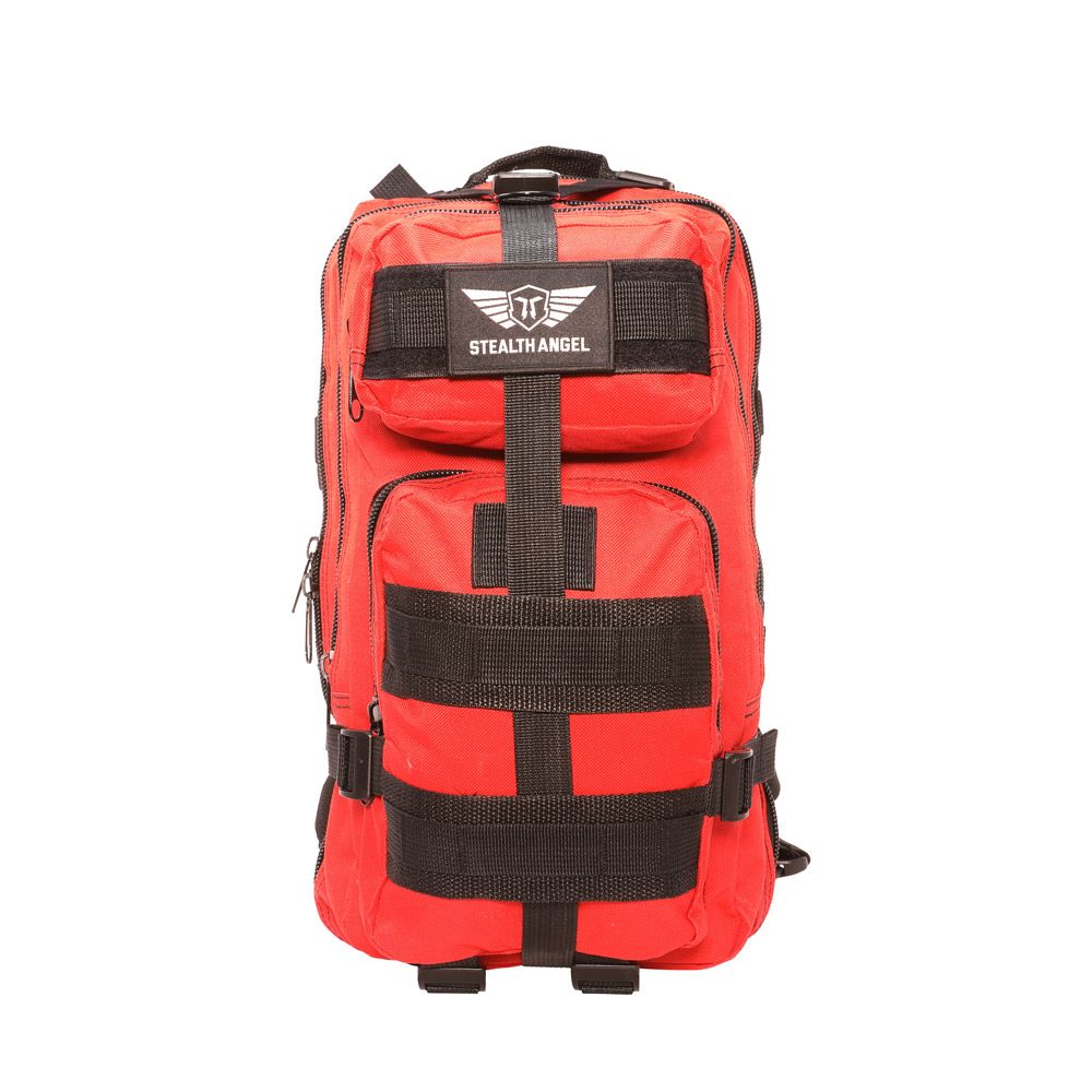 Red 72-Hour Emergency Survival Backpack