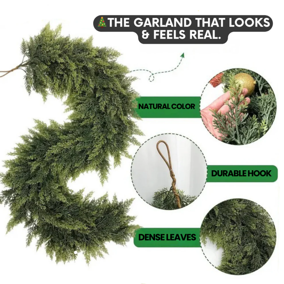 Lifelike Cedar Garlands
