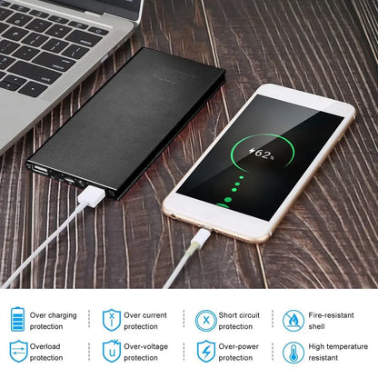 UltraSlim Power Bank with LED Light
