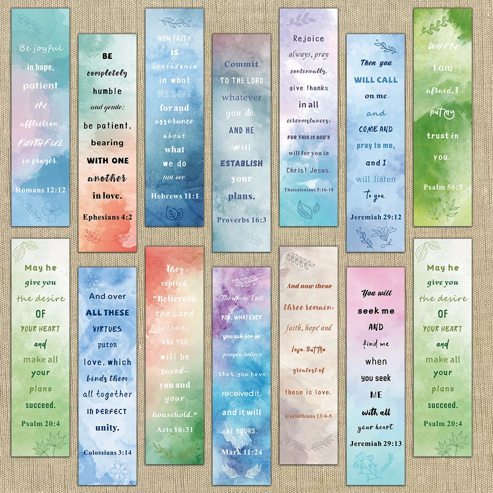 Graceful Scripture Bookmark Set with Tags