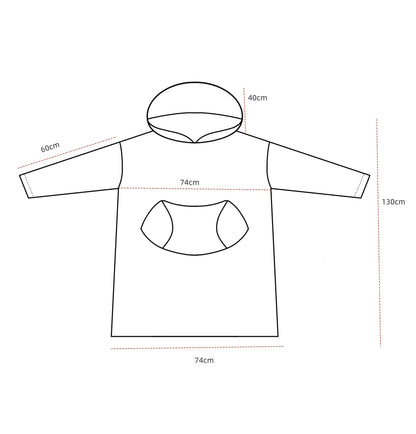 Cozy Fleece Blanket Hoodie