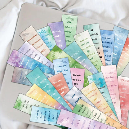 Graceful Scripture Bookmark Set with Tags
