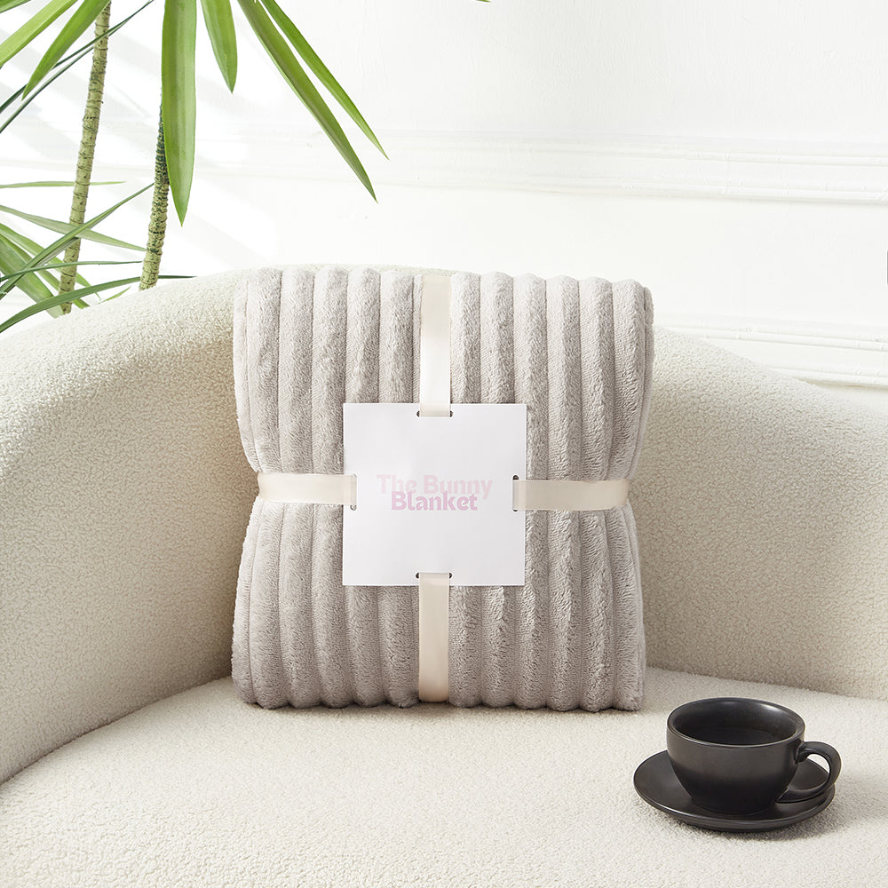 CloudBuddy Plush Bunny Blanket Throw