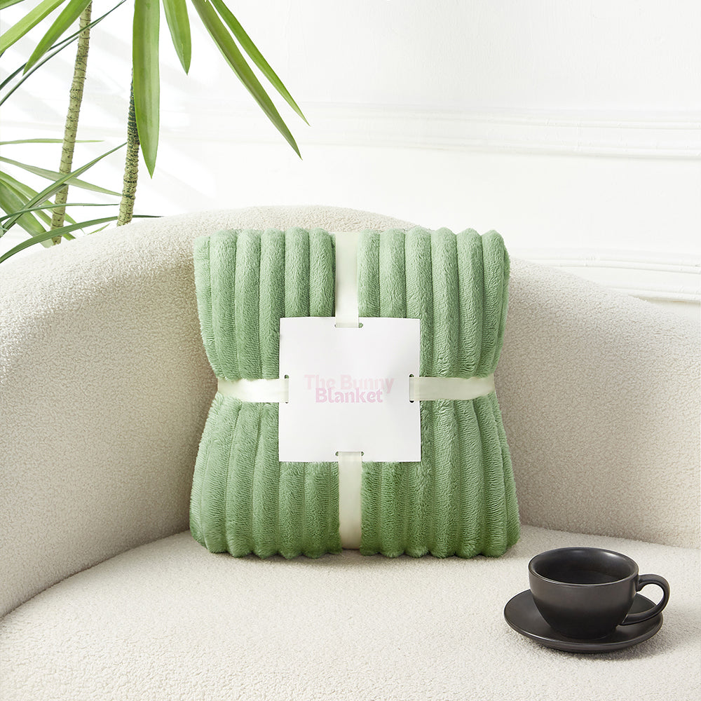 CloudBuddy Plush Bunny Blanket Throw