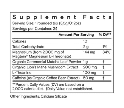 Peak Focus Matcha Magnesium Blend