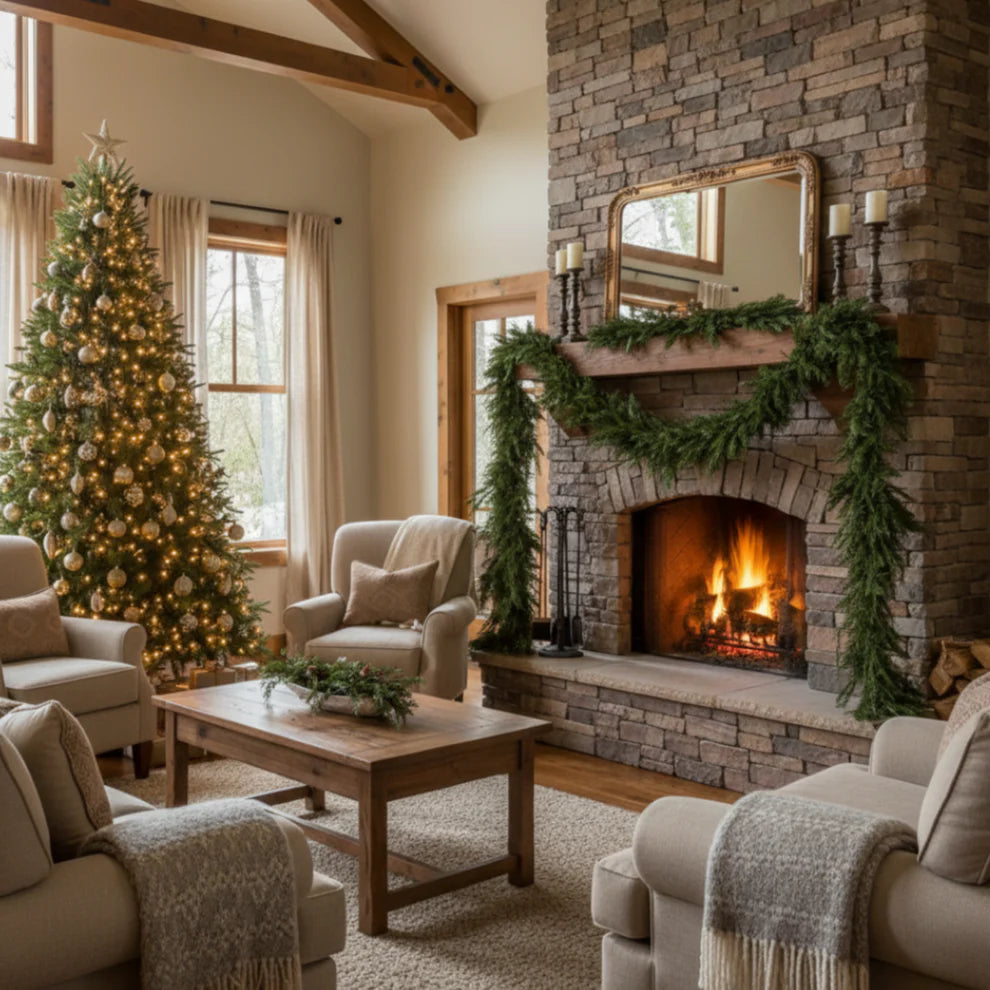 Lifelike Cedar Garlands