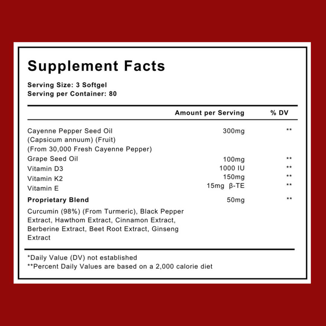 Cayenne Flow™ Softgels