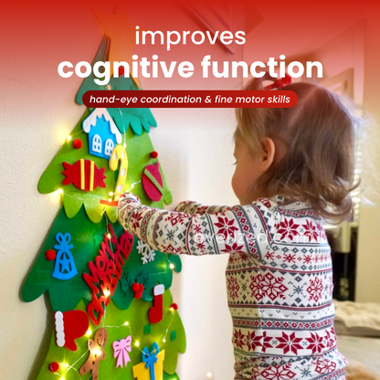 Toddler's Interactive Felt Tree