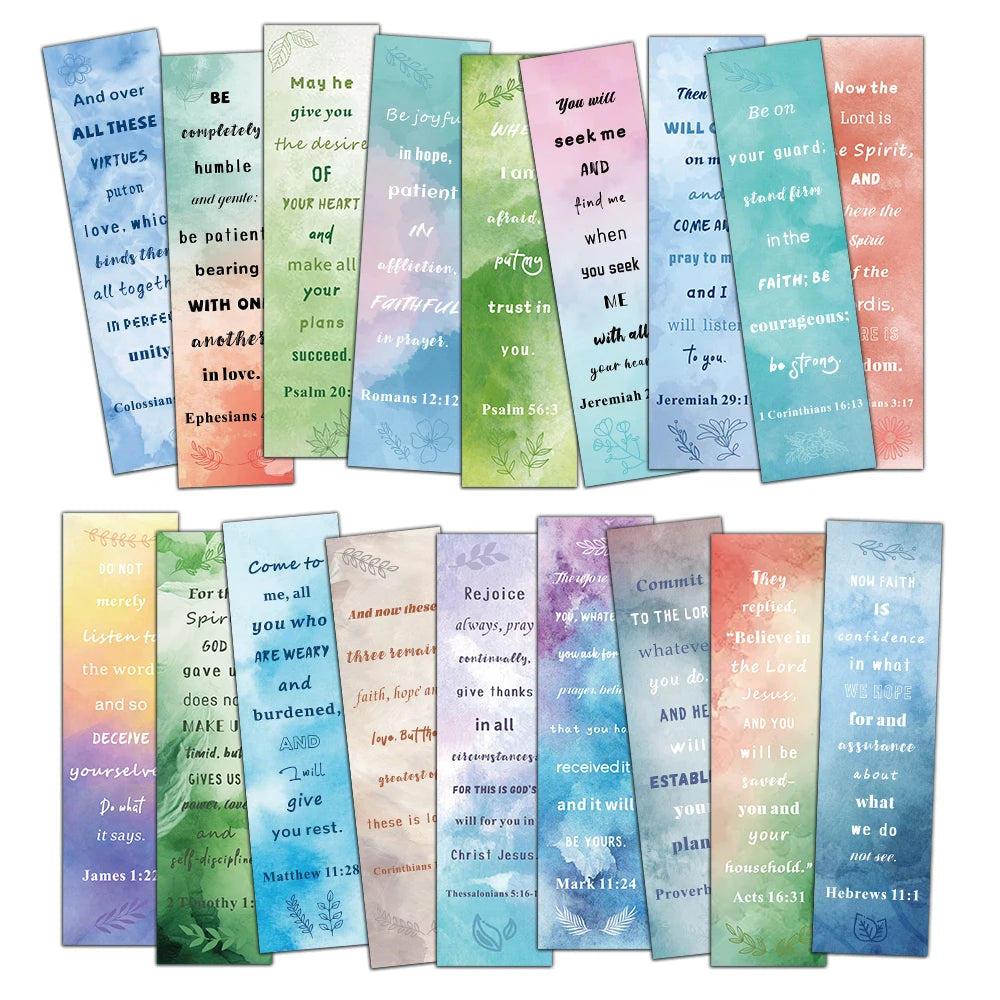 Graceful Scripture Bookmark Set with Tags